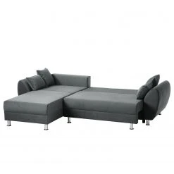 Roomscape Ecksofa Glenrock (mit Schlaffunktion) - beidseitig montierbar - Microfaser - Grau -Wohnzimmermöbel boutique en ligne ecksofa glenrock mit schlaffunktion beidseitig montierbar microfaser grau 4607008