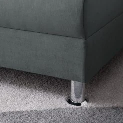 Roomscape Ecksofa Glenrock (mit Schlaffunktion) - beidseitig montierbar - Microfaser - Grau -Wohnzimmermöbel boutique en ligne ecksofa glenrock mit schlaffunktion beidseitig montierbar microfaser grau 4993284