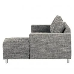 Loftscape Ecksofa Greenwood - Strukturstoff Lawan: Grau - Longchair davorstehend rechts -Wohnzimmermöbel boutique en ligne ecksofa greenwood strukturstoff longchair ottomane davorstehend rechts grau 4104984