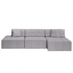 Fredriks Ecksofa Healy - Granit - Longchair davorstehend rechts - Ohne Hocker -Wohnzimmermöbel boutique en ligne ecksofa healy filz longchair ottomane davorstehend rechts ohne hocker kies 4773120