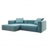 Tom Tailor Ecksofa Heaven Casual M - Stoff TCU: 6 fresh blue - Keine Funktion