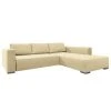 Tom Tailor Ecksofa Heaven Colors Style XL Webstoff - Stoff TCU: 1 warm beige - Longchair davorstehend rechts - Keine Funktion