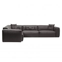 Studio Copenhagen Ecksofa HUDSON mit Rundecke - Echtleder Neka: Grau - Ecke davorstehend links 15 Studio Copenhagen Ecksofa HUDSON mit Rundecke - Echtleder Neka: Grau - Ecke davorstehend links -Wohnzimmermöbel boutique en ligne ecksofa hudson ii echtleder 3 sitzer davorstehend rechts grau 3832048