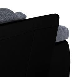 Mooved Ecksofa Huelva (mit Schlaffunktion) - Kunstleder/Webstoff - Schwarz / Grau - Longchair davorstehend links -Wohnzimmermöbel boutique en ligne ecksofa huelva mit schlaffunktion kunstleder schwarz longchair davorstehend links 414720