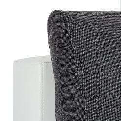 Mooved Ecksofa Huelva (mit Schlaffunktion) - Kunstleder/Webstoff - Weiß / Grau - Longchair davorstehend rechts -Wohnzimmermöbel boutique en ligne ecksofa huelva mit schlaffunktion kunstleder weiss longchair davorstehend rechts 276577