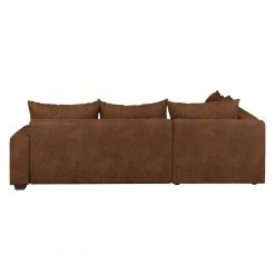Loftscape Ecksofa Inywa (mit Schlaffunktion) - Antiklederlook - Microfaser Priya: Cognac - Mit Schlaffunktion -Wohnzimmermöbel boutique en ligne ecksofa inywa mit schlaffunktion beidseitig montierbar antiklederlook cognac 4789908