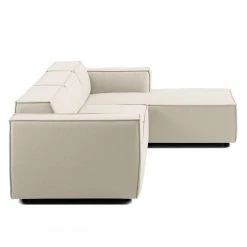 Ecksofa Kinx II Webstoff - Webstoff Osta: Altweiß - Longchair davorstehend rechts - Keine Funktion -Wohnzimmermöbel boutique en ligne ecksofa kinx ii webstoff longchair davorstehend rechts stoff osta altweiss 4331104