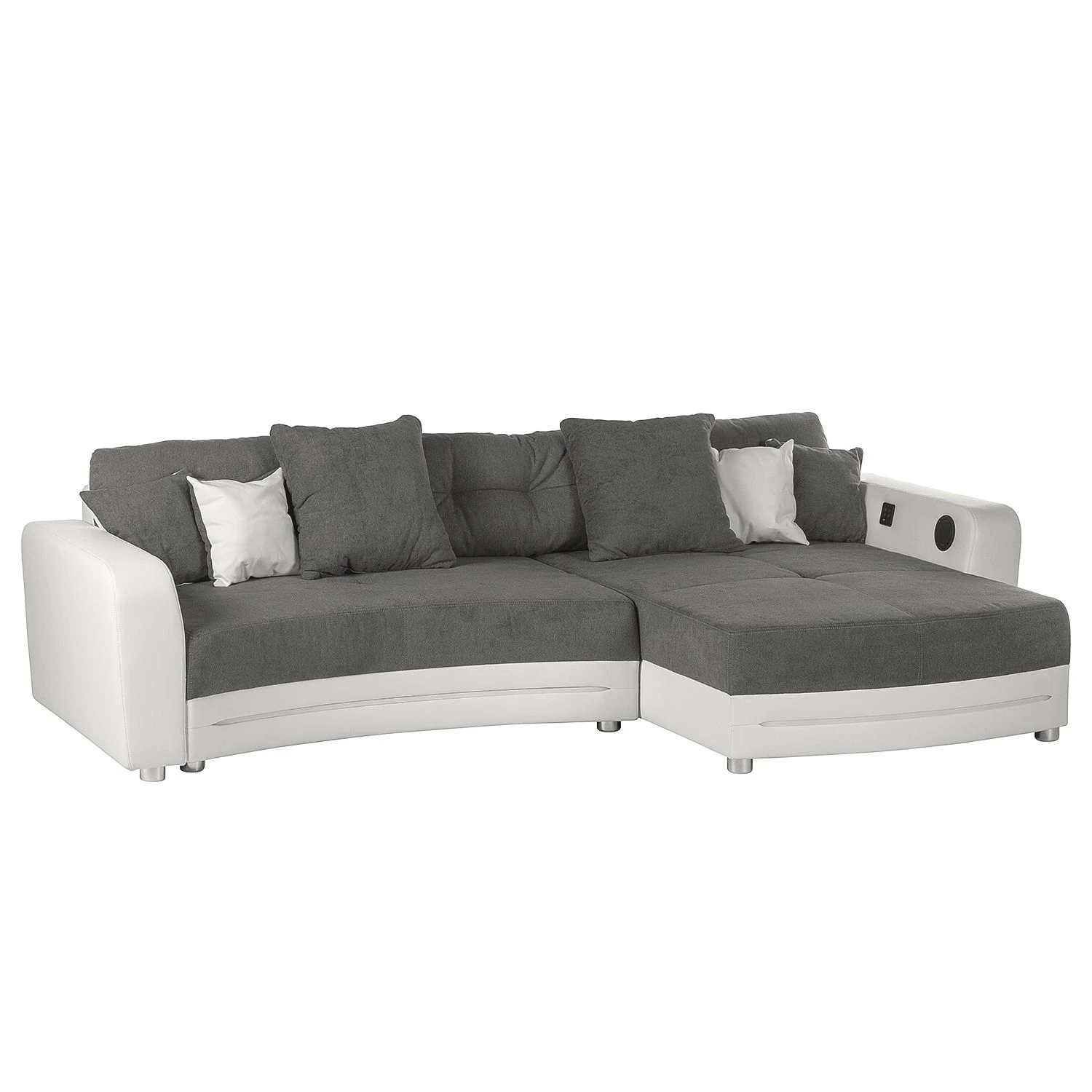 Loftscape Ecksofa Lanai Kunstleder / Microfaser - Grauweiß 7 Loftscape Ecksofa Lanai Kunstleder / Microfaser - Grauweiß – Bild 7