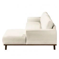 Mørteens Ecksofa Lauris - Creme - Longchair davorstehend rechts -Wohnzimmermöbel boutique en ligne ecksofa lauris strukturstoff longchair davorstehend rechts creme 4880244