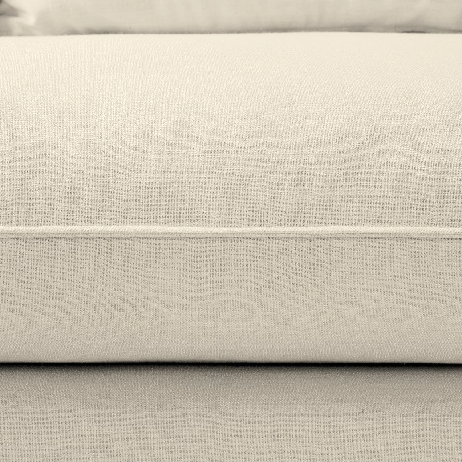 Eva Padberg Collection Ecksofa Lavina Webstoff - Stoff Moretey: Cremeweiß - Ottomane davorstehend rechts 12 Eva Padberg Collection Ecksofa Lavina Webstoff - Stoff Moretey: Cremeweiß - Ottomane davorstehend rechts – Bild 12