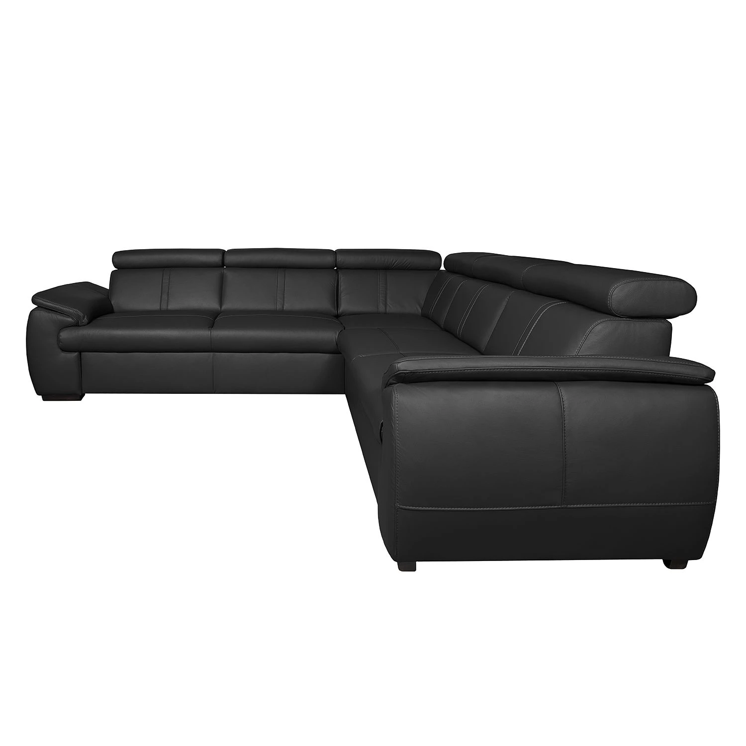 Loftscape Ecksofa Olival II Echtleder - Schwarz 4 Loftscape Ecksofa Olival II Echtleder - Schwarz – Bild 4