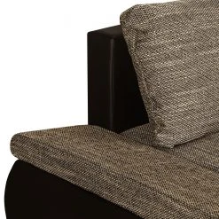 Fredriks Ecksofa Laza - mit Schlaffunktion - Kunstleder / Webstoff - Dunkelbraun / Cappuccino - Longchair davorstehend links -Wohnzimmermöbel boutique en ligne ecksofa laza mit schlaffunktion kunstleder webstoff longchair davorstehend links dunkelbraun cappuccino 4973392
