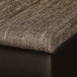 Fredriks Ecksofa Laza - mit Schlaffunktion - Kunstleder / Webstoff - Dunkelbraun / Cappuccino - Longchair davorstehend links -Wohnzimmermöbel boutique en ligne ecksofa laza mit schlaffunktion kunstleder webstoff longchair davorstehend links dunkelbraun cappuccino 4973408