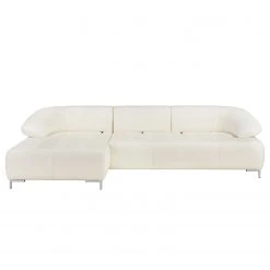 Fredriks Ecksofa Lyneal Echtleder - Weiß - Ottomane davorstehend links -Wohnzimmermöbel boutique en ligne ecksofa lyneal echtleder ottomane davorstehend links weiss 4270632
