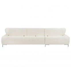 Fredriks Ecksofa Lyneal Echtleder - Weiß - Ottomane davorstehend links -Wohnzimmermöbel boutique en ligne ecksofa lyneal echtleder ottomane davorstehend links weiss 4270652