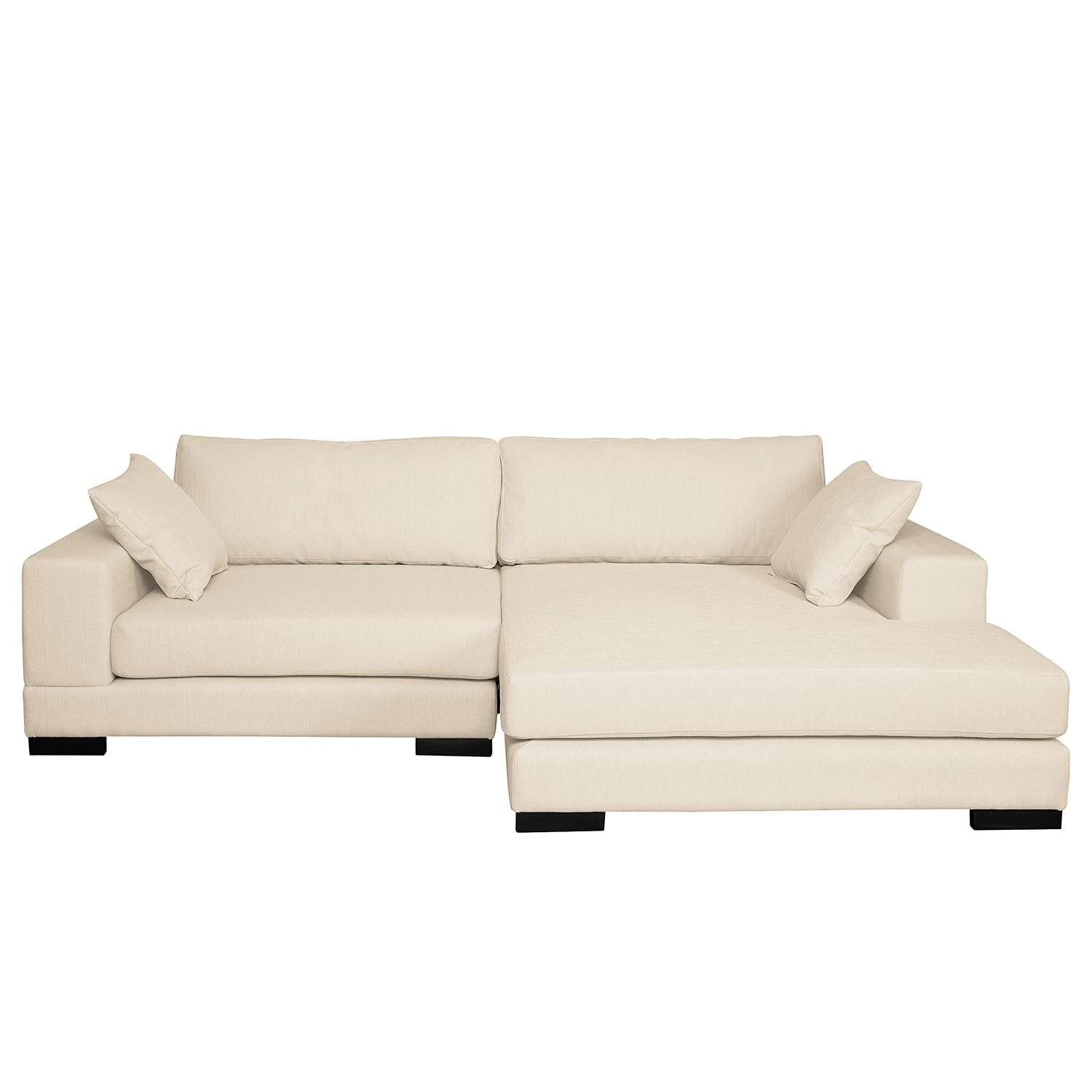 Fredriks Ecksofa Mandor Strukturstoff - Creme - Longchair davorstehend rechts 3 Fredriks Ecksofa Mandor Strukturstoff - Creme - Longchair davorstehend rechts – Bild 3