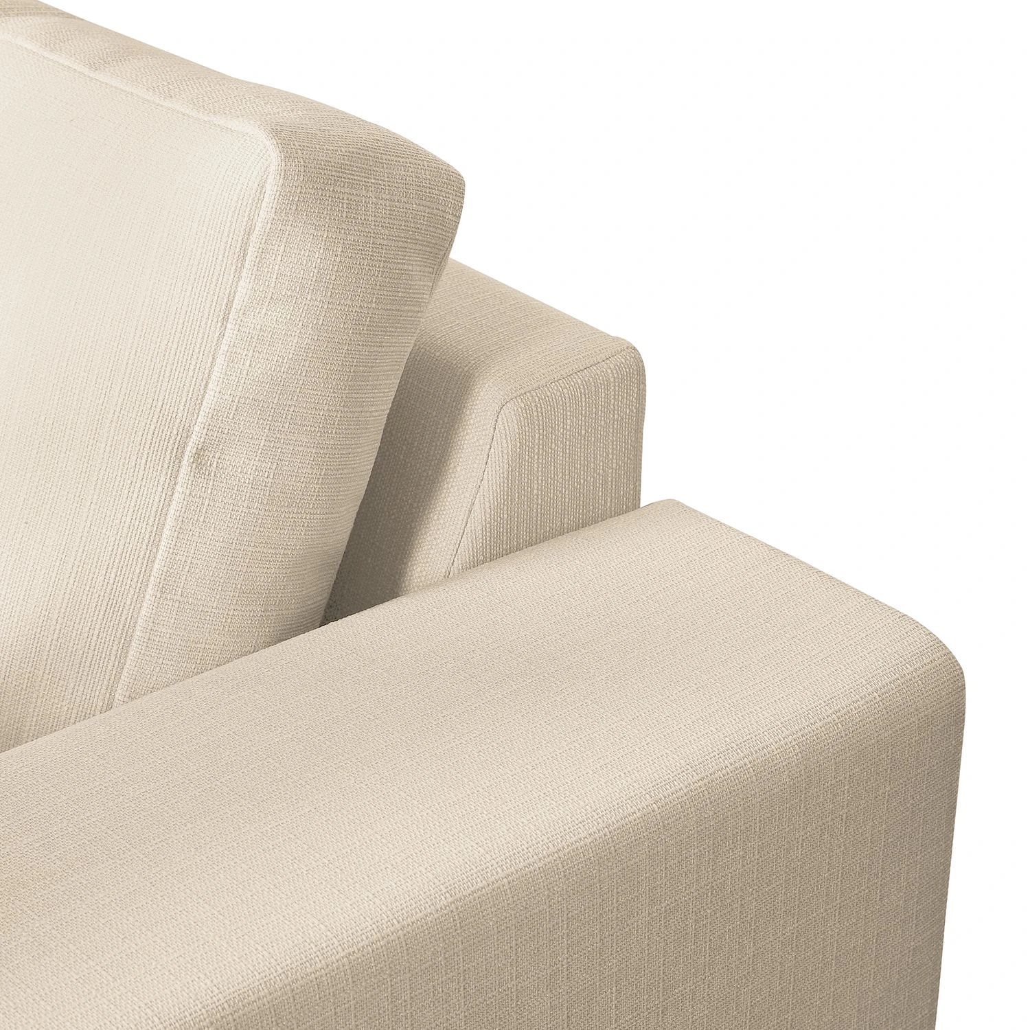 Fredriks Ecksofa Mandor Strukturstoff - Creme - Longchair davorstehend rechts 7 Fredriks Ecksofa Mandor Strukturstoff - Creme - Longchair davorstehend rechts – Bild 7