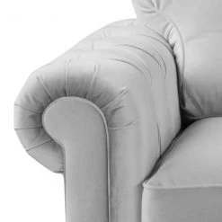 Velvet Studio Ecksofa Marau - Lichtgrau - Longchair davorstehend rechts -Wohnzimmermöbel boutique en ligne ecksofa marau samt longchair davorstehend rechts hellgrau 4950524