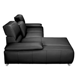 Fredriks Ecksofa Masca - Kunstleder Schwarz - Longchair davorstehend links - mit Schlaffunktion -Wohnzimmermöbel boutique en ligne ecksofa masca kunstleder schwarz longchair davorstehend links 471010