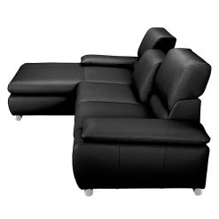 Fredriks Ecksofa Masca - Kunstleder Schwarz - Longchair davorstehend links - mit Schlaffunktion -Wohnzimmermöbel boutique en ligne ecksofa masca kunstleder schwarz longchair davorstehend links 471011