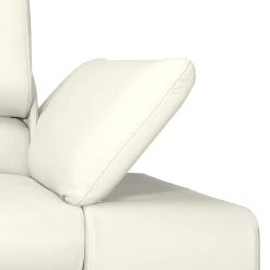 Fredriks Ecksofa Masca - Kunstleder Weiß - Longchair davorstehend links - mit Schlaffunktion -Wohnzimmermöbel boutique en ligne ecksofa masca kunstleder weiss longchair davorstehend links 471167