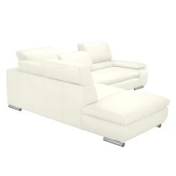 Fredriks Ecksofa Masca - Kunstleder Weiß - Ottomane davorstehend links - mit Schlaffunktion -Wohnzimmermöbel boutique en ligne ecksofa masca kunstleder weiss ottomane davorstehend links 444765