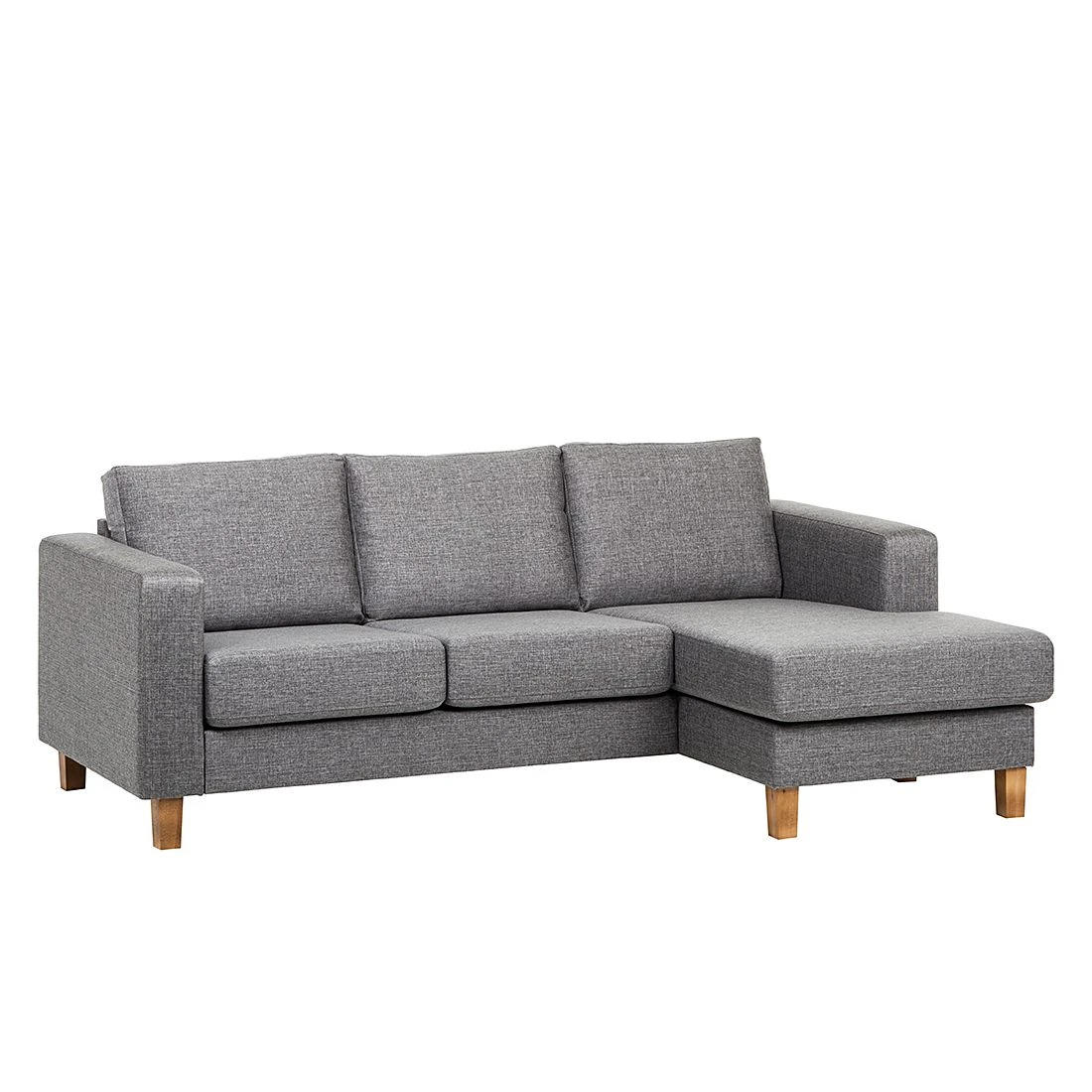 Ars Natura Ecksofa Masion - Strukturstoff - Grau 1 Ars Natura Ecksofa Masion - Strukturstoff - Grau