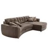Loftscape Ecksofa Milligan (mit Schlaffunktion) - Taupe - Longchair davorstehend rechts
