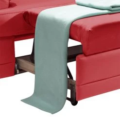 Cotta Ecksofa Kevin (mit Schlaffunktion) - Echtleder Rot - Ottomane davorstehend rechts -Wohnzimmermöbel boutique en ligne ecksofa nebolo mit schlaffunktion echtleder rot ottomane davorstehend rechts 343464