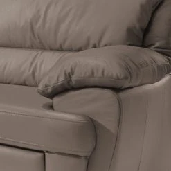 Cotta Ecksofa Kevin (mit Schlaffunktion) - Echtleder Taupe - Ottomane davorstehend links -Wohnzimmermöbel boutique en ligne ecksofa nebolo mit schlaffunktion echtleder taupe ottomane davorstehend links 343488