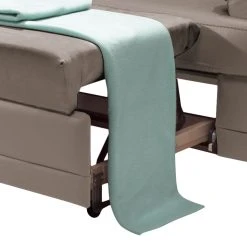 Cotta Ecksofa Kevin (mit Schlaffunktion) - Echtleder Taupe - Ottomane davorstehend links -Wohnzimmermöbel boutique en ligne ecksofa nebolo mit schlaffunktion echtleder taupe ottomane davorstehend links 343492