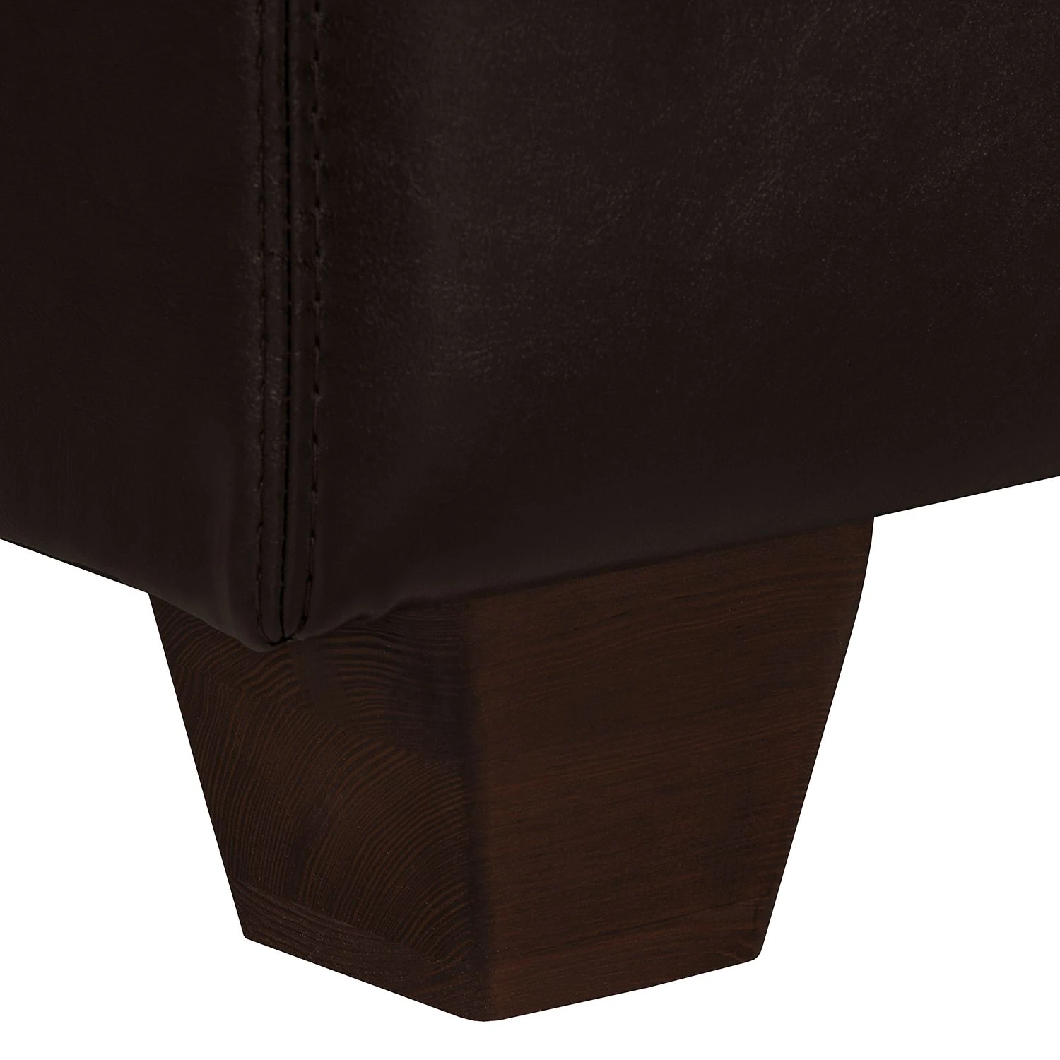 Maison Belfort Garnitur Nespolo (3-2-1) - Kunstleder - Dunkelbraun 6 Maison Belfort Garnitur Nespolo (3-2-1) - Kunstleder - Dunkelbraun – Bild 6