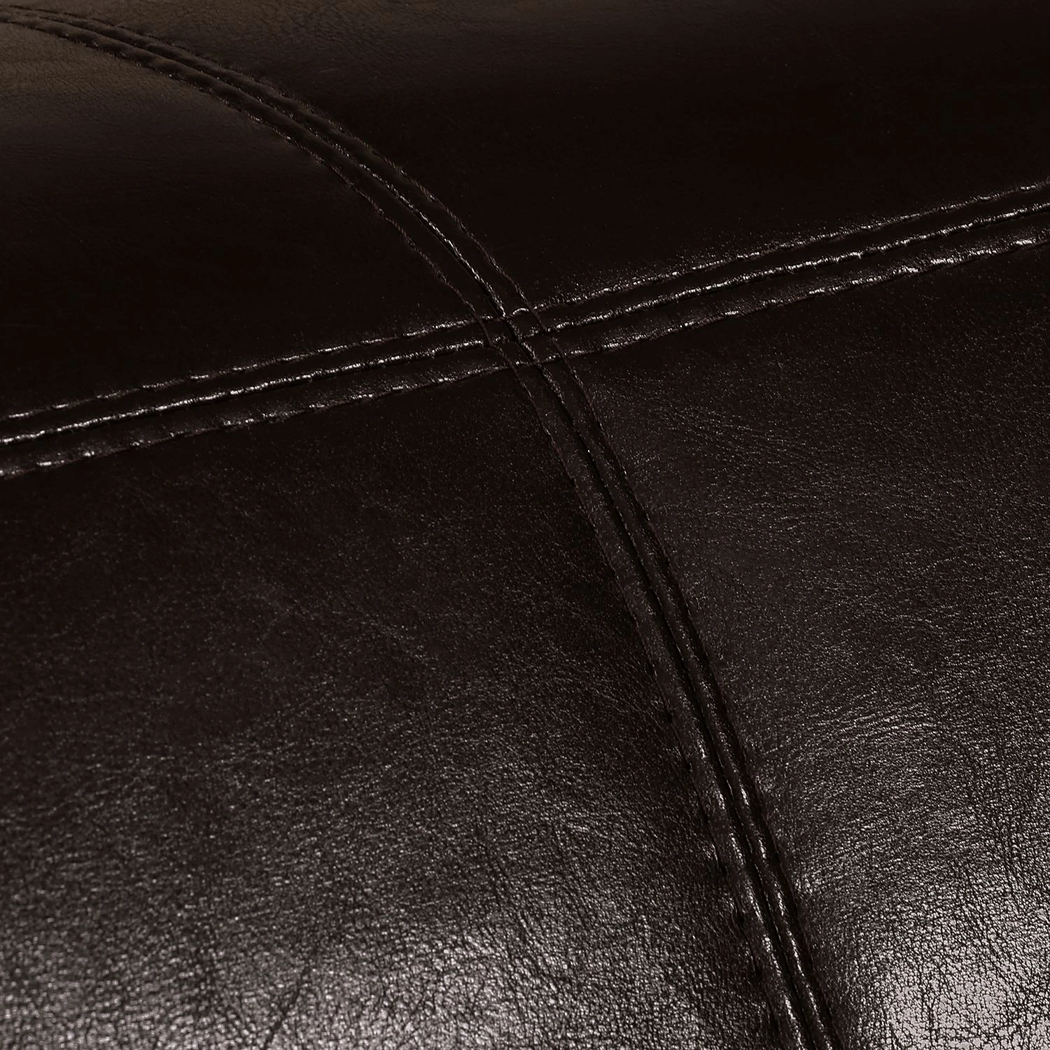 Maison Belfort Garnitur Nespolo (3-2-1) - Kunstleder - Dunkelbraun 8 Maison Belfort Garnitur Nespolo (3-2-1) - Kunstleder - Dunkelbraun – Bild 8