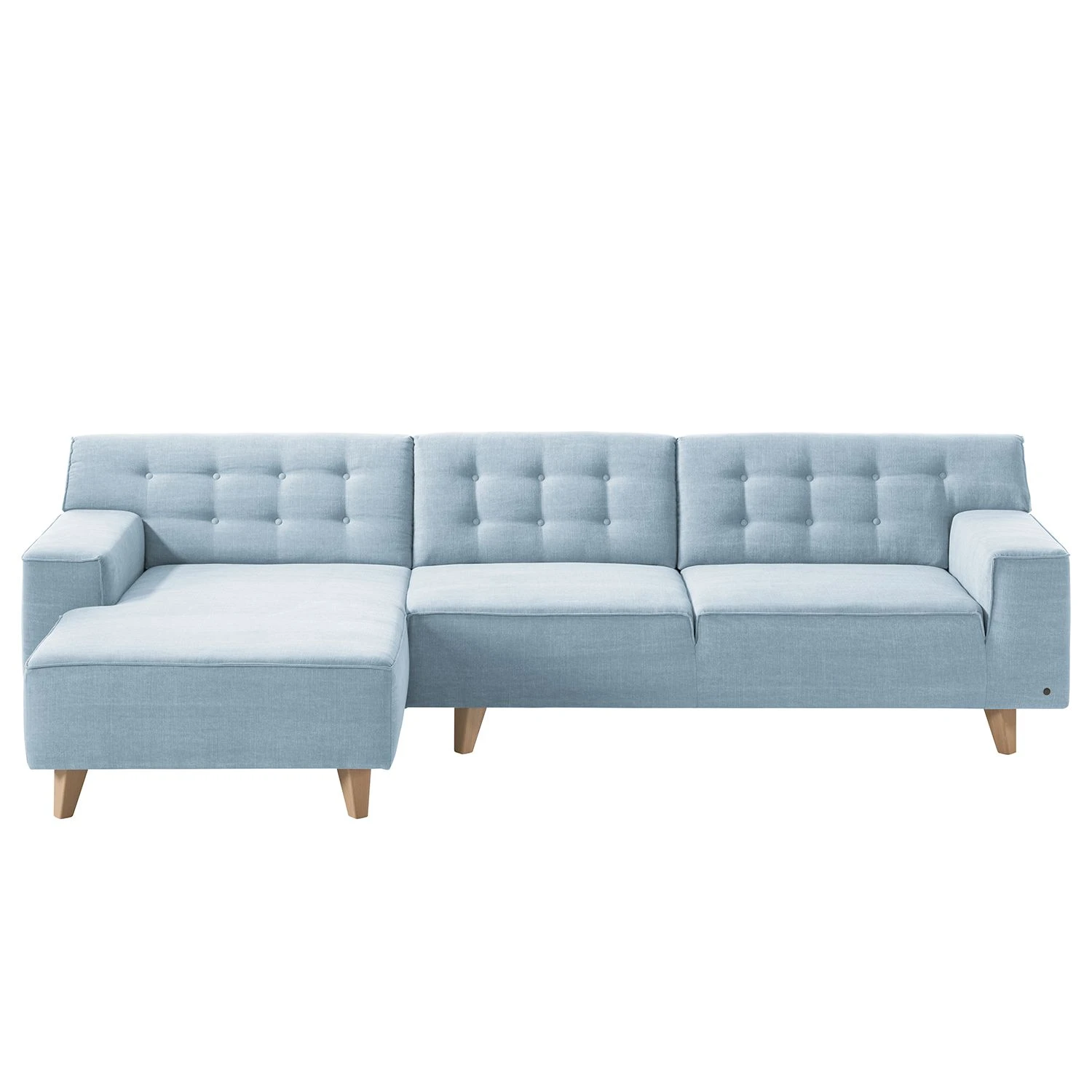 Tom Tailor Ecksofa Nordic Chic II Webstoff - Stoff TUS: 6 sky blue - Longchair davorstehend links 17 Tom Tailor Ecksofa Nordic Chic II Webstoff - Stoff TUS: 6 sky blue - Longchair davorstehend links – Bild 17