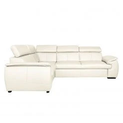 Loftscape Ecksofa Olival I Echtleder - Altweiß - Ecke davorstehend rechts -Wohnzimmermöbel boutique en ligne ecksofa olival echtleder 2 5 sitzer davorstehend rechts altweiss 4195316