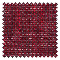 Fredriks Ecksofa Dulmen (mit Schlaffunktion) - Kunstleder/Strukturstoff - Longchair beidseitig montierbar - Schwarz / Rot -Wohnzimmermöbel boutique en ligne ecksofa palma mit schlaffunktion kunstleder strukturstoff schwarz rot 1150998