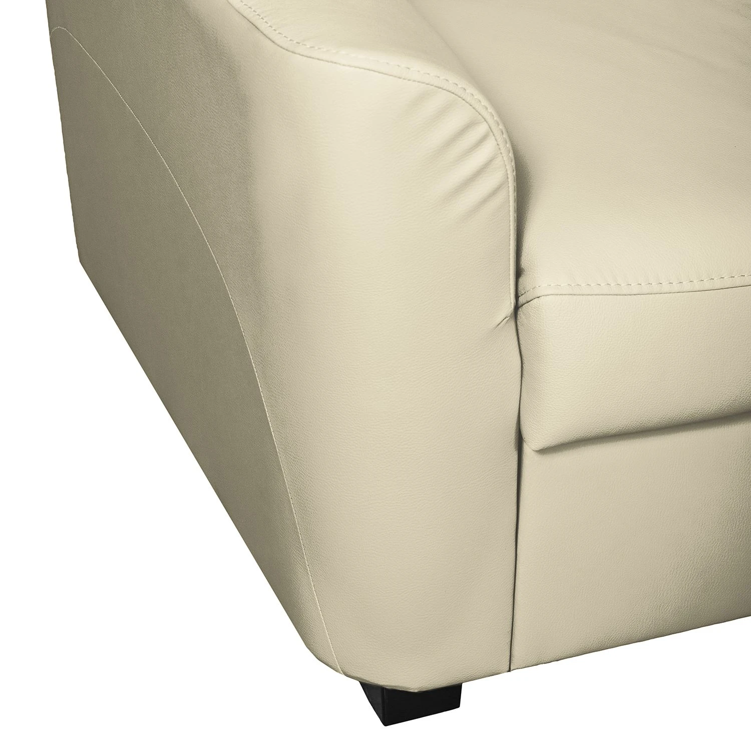 Ecksofa Parilla II - Kunstleder - Ecru - Longchair davorstehend rechts 13 Ecksofa Parilla II - Kunstleder - Ecru - Longchair davorstehend rechts – Bild 13