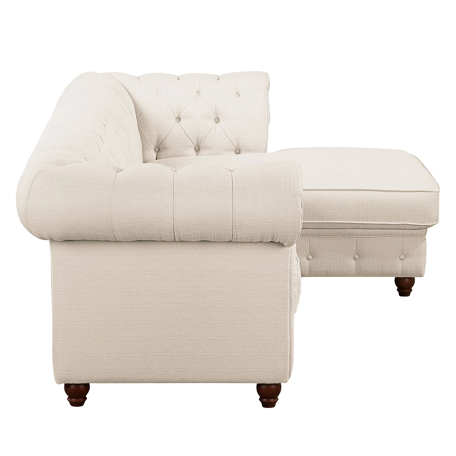 Maison Belfort Ecksofa Pintano - Beige - Ottomane davorstehend rechts 6 Maison Belfort Ecksofa Pintano - Beige - Ottomane davorstehend rechts – Bild 6