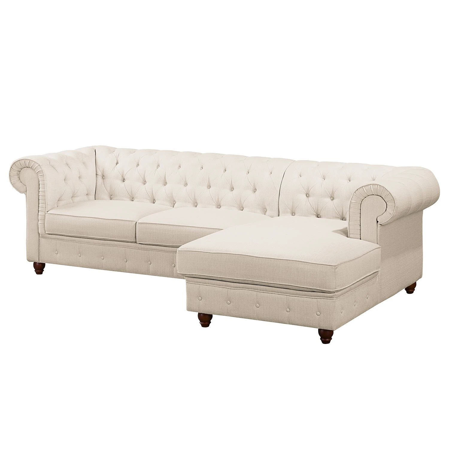 Maison Belfort Ecksofa Pintano - Beige - Ottomane davorstehend rechts 7 Maison Belfort Ecksofa Pintano - Beige - Ottomane davorstehend rechts – Bild 7