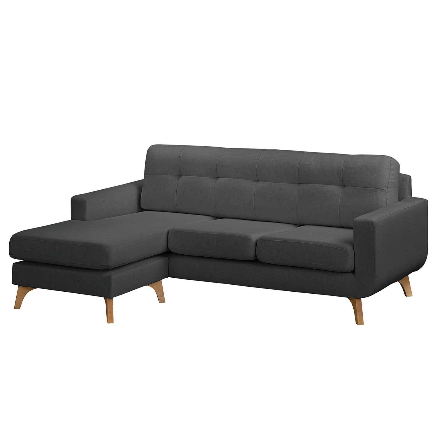 Mørteens Ecksofa Postville - Grau - Longchair davorstehend links 1 Mørteens Ecksofa Postville - Grau - Longchair davorstehend links