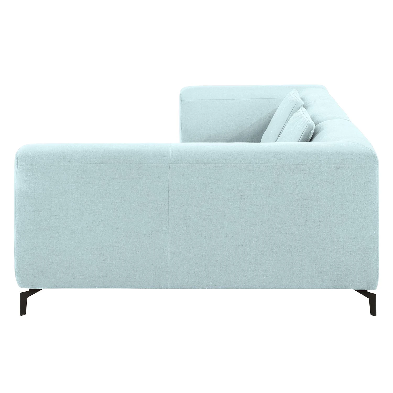 Fredriks Ecksofa Rosewood Webstoff - Pastellblau - Ottomane davorstehend rechts - Ohne Hocker 4 Fredriks Ecksofa Rosewood Webstoff - Pastellblau - Ottomane davorstehend rechts - Ohne Hocker – Bild 4