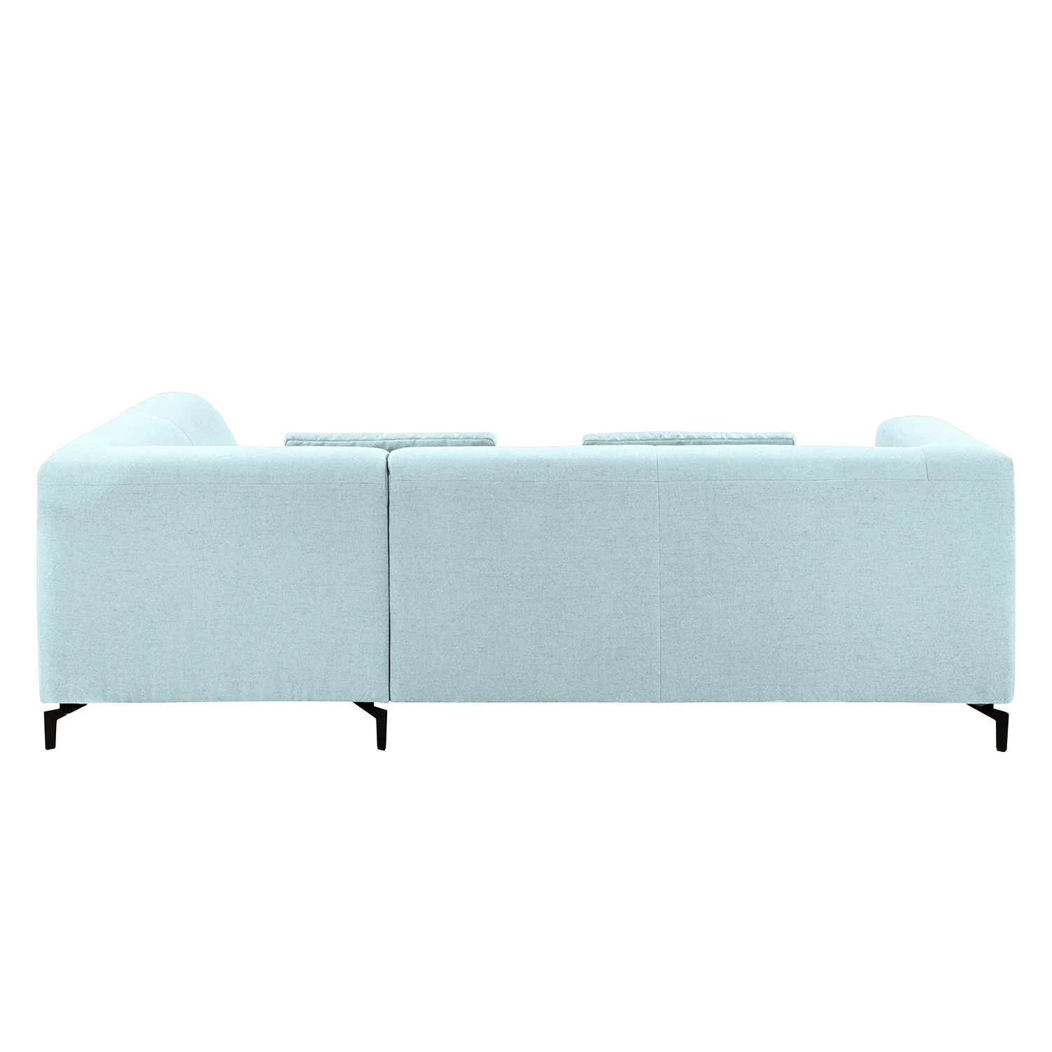 Fredriks Ecksofa Rosewood Webstoff - Pastellblau - Ottomane davorstehend rechts - Ohne Hocker 7 Fredriks Ecksofa Rosewood Webstoff - Pastellblau - Ottomane davorstehend rechts - Ohne Hocker – Bild 7