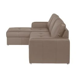Fredriks Ecksofa Rosini I - mit Schlaffunktion / beidseitig montierbar - Echtleder - Schlamm -Wohnzimmermöbel boutique en ligne ecksofa rosini echtleder schlamm longchair links oder rechts montierbar 1332431