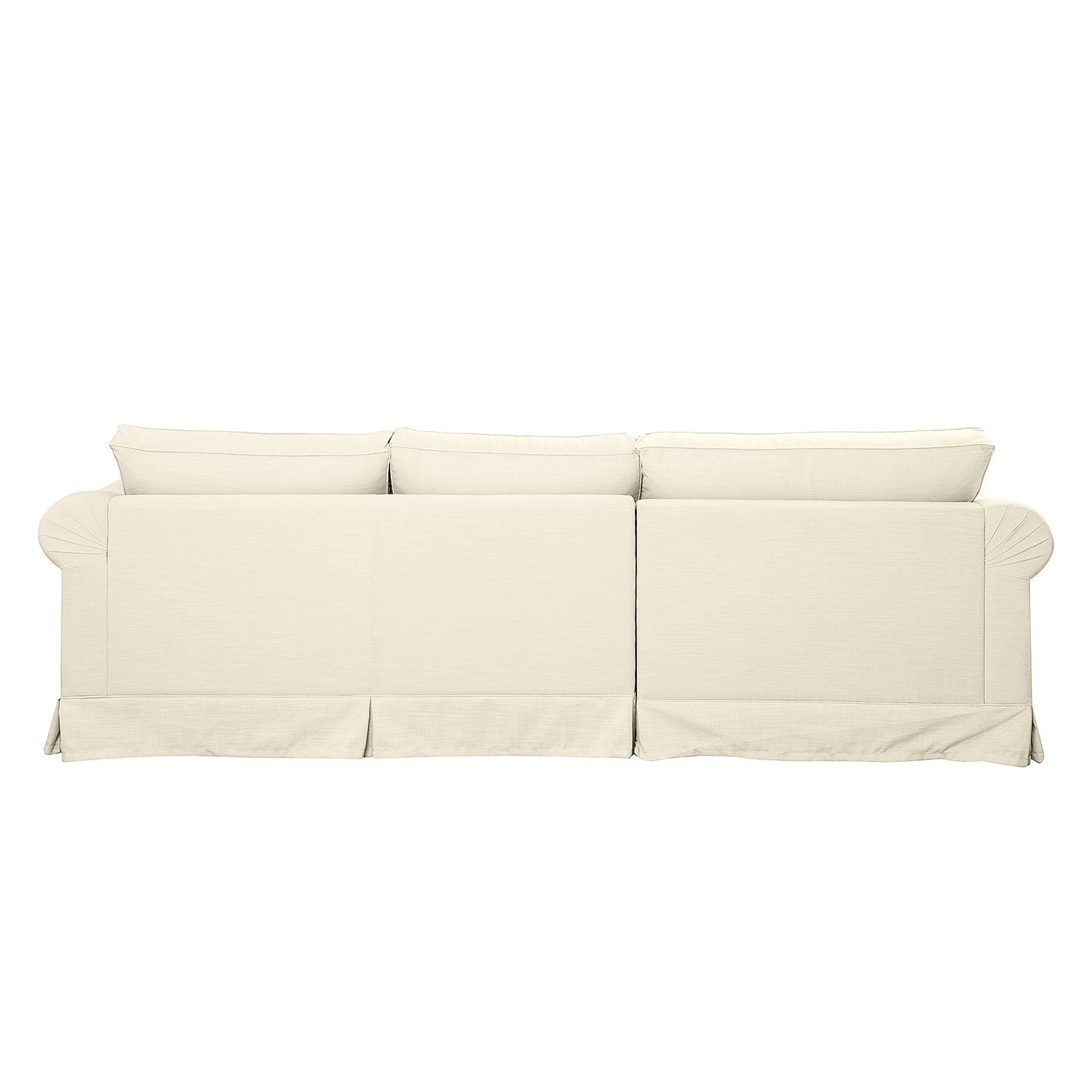 Maison Belfort Ecksofa Saltum Webstoff - Cremeweiß - Longchair davorstehend links 4 Maison Belfort Ecksofa Saltum Webstoff - Cremeweiß - Longchair davorstehend links – Bild 4