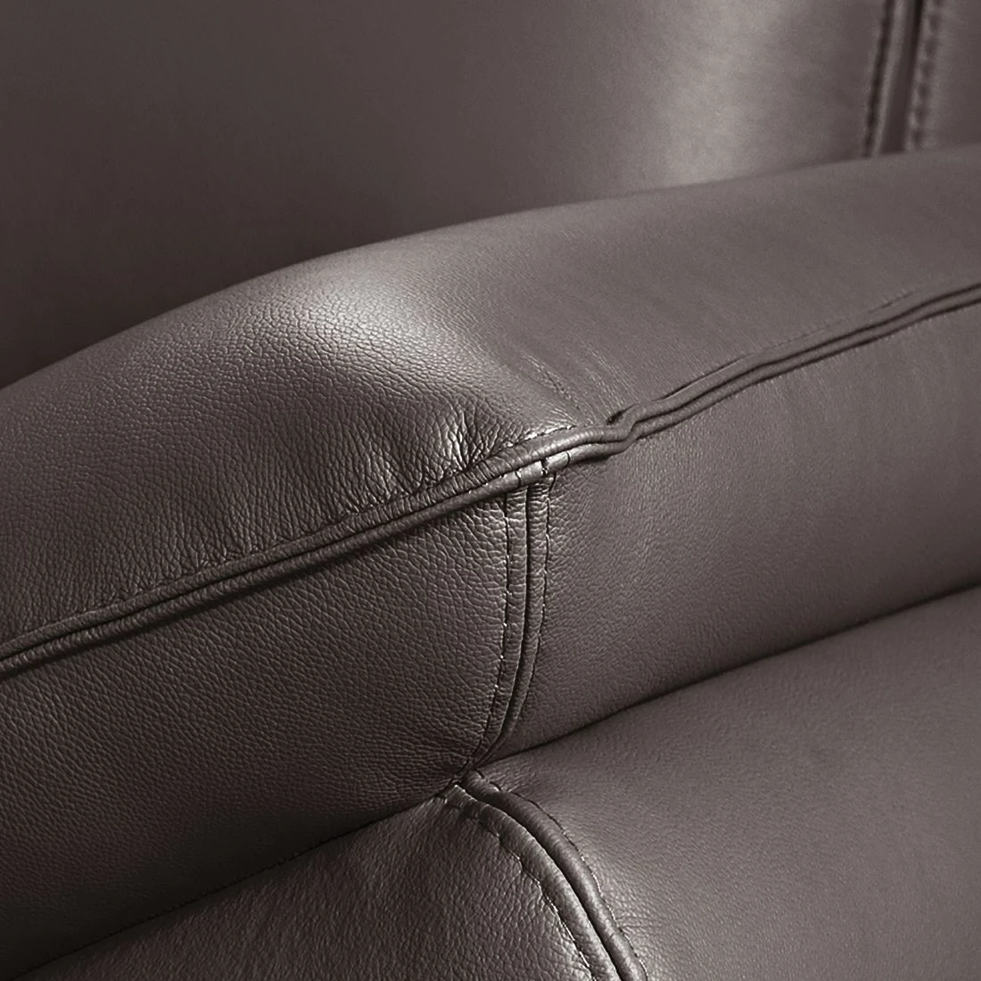 Loftscape Ecksofa Sharon Echtleder - Mokka - Longchair davorstehend links - Ohne Kopfstütze 3 Loftscape Ecksofa Sharon Echtleder - Mokka - Longchair davorstehend links - Ohne Kopfstütze – Bild 3