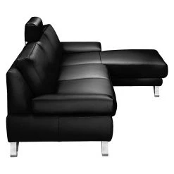 Loftscape Ecksofa Silvano - Ohne Kopfstütze -Wohnzimmermöbel boutique en ligne ecksofa silvano echtleder schwarz longchair davorstehend rechts 490894