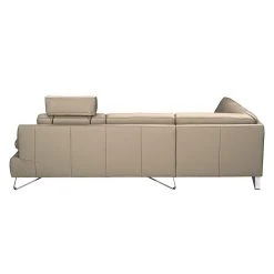 Loftscape Ecksofa Silvano - Kunstleder Taupe - Ottomane davorstehend links - mit 1 Kopfstütze -Wohnzimmermöbel boutique en ligne ecksofa silvano kunstleder taupe ottomane davorstehend links 443794