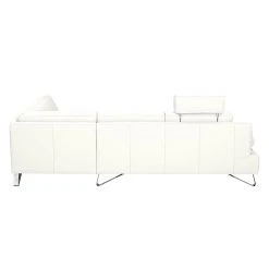 Loftscape Ecksofa Silvano - Kunstleder Weiß - Ottomane davorstehend rechts - Ohne Kopfstütze -Wohnzimmermöbel boutique en ligne ecksofa silvano kunstleder weiss ottomane davorstehend rechts 443601