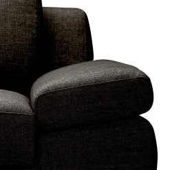 Loftscape Ecksofa Silvano - Webstoff Braun-Schwarz - Longchair davorstehend links - mit 1 Kopfstütze -Wohnzimmermöbel boutique en ligne ecksofa silvano webstoff braun schwarz longchair davorstehend links 514188