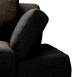 Loftscape Ecksofa Silvano - Webstoff Braun-Schwarz - Longchair davorstehend rechts - mit 1 Kopfstütze -Wohnzimmermöbel boutique en ligne ecksofa silvano webstoff braun schwarz longchair davorstehend rechts 514708